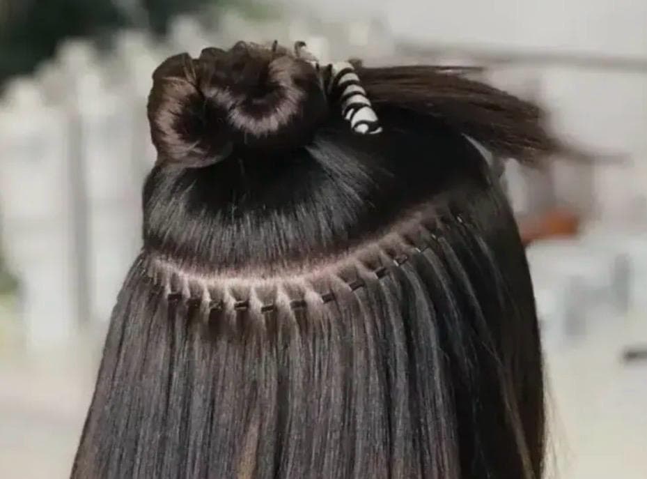 Ligne de tissage (anneaux ou nattes) — 2 lignes