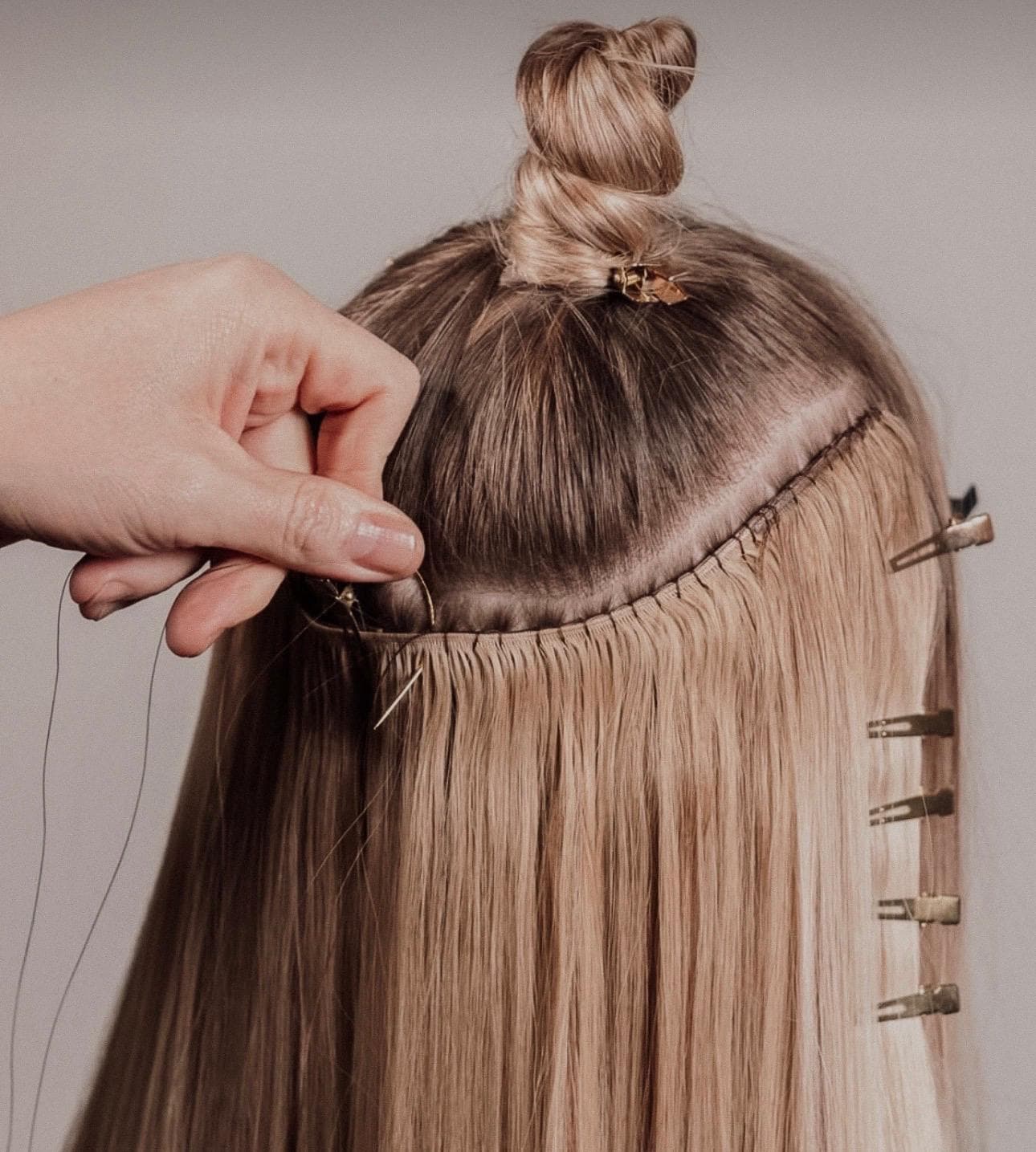 Ligne de tissage (anneaux ou nattes) — 3 lignes